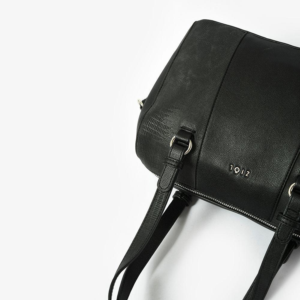 Liunin Cartera Tipo Dos Asas Baul Negro-3