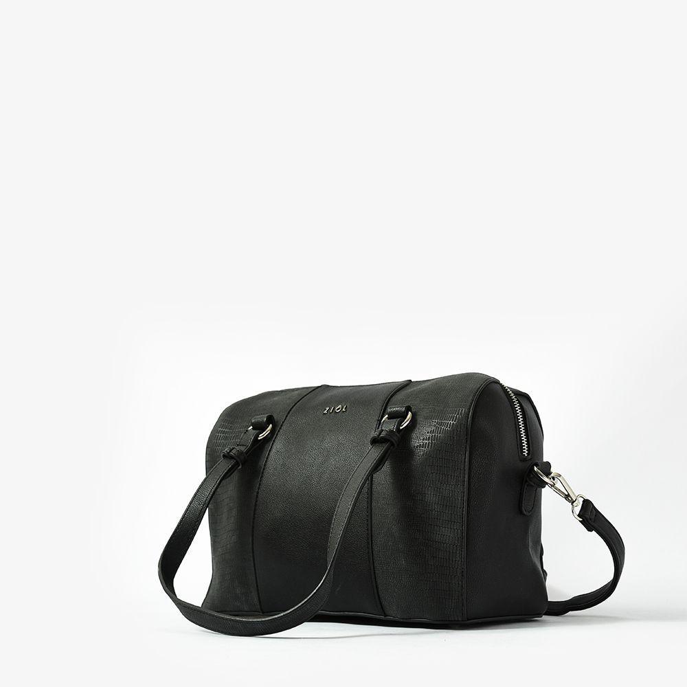 Liunin Cartera Tipo Dos Asas Baul Negro-1