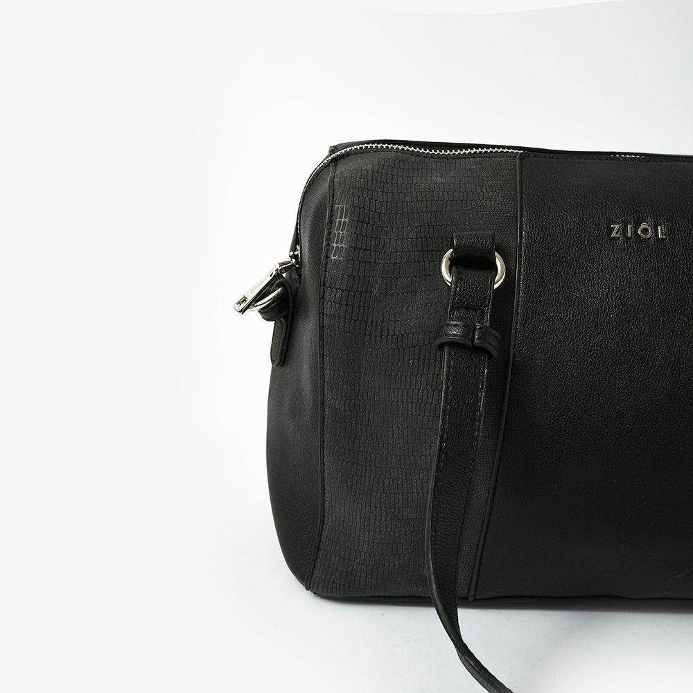 Liunin Cartera Tipo Dos Asas Baul Negro-2