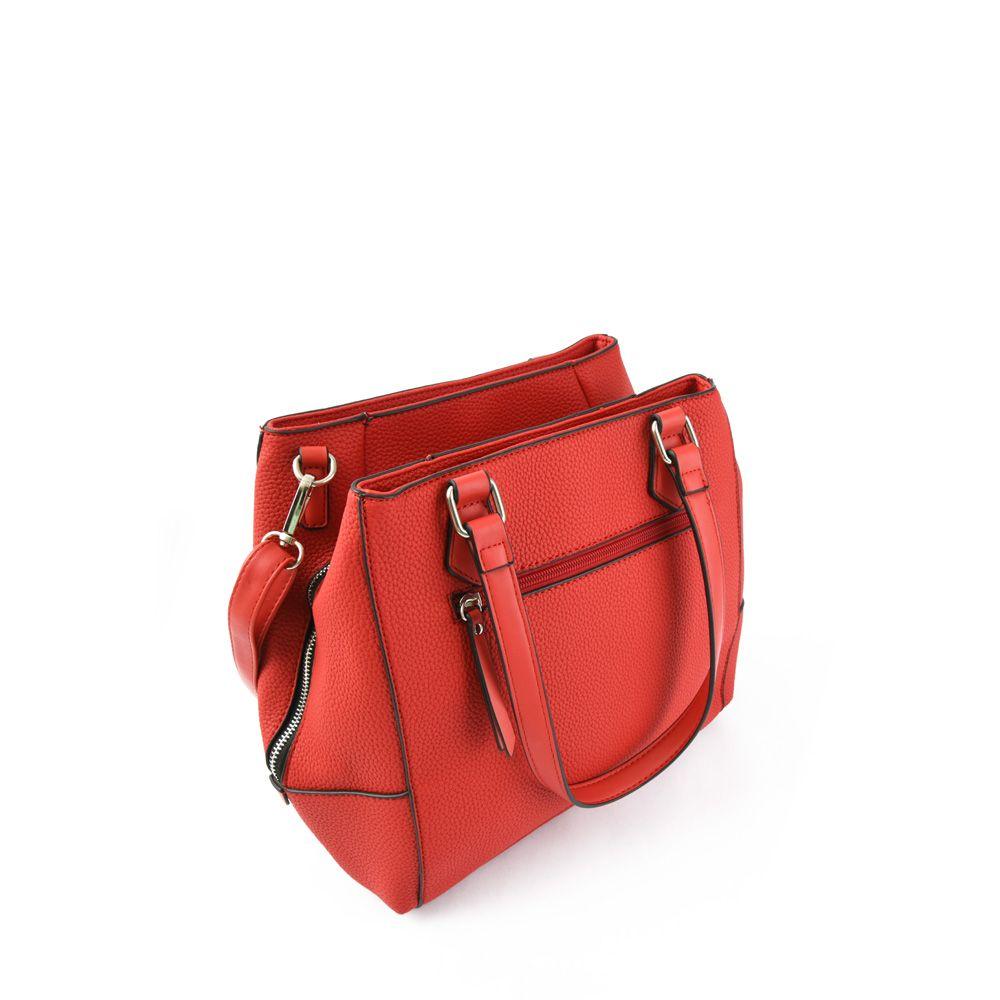 Cartera dos asas tres divisiones grande samira rojo-2