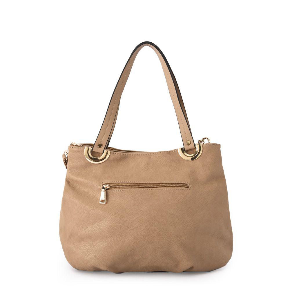 Narali Cartera Tipo Dos Asas Tres Divisiones Beige Oscuro-2