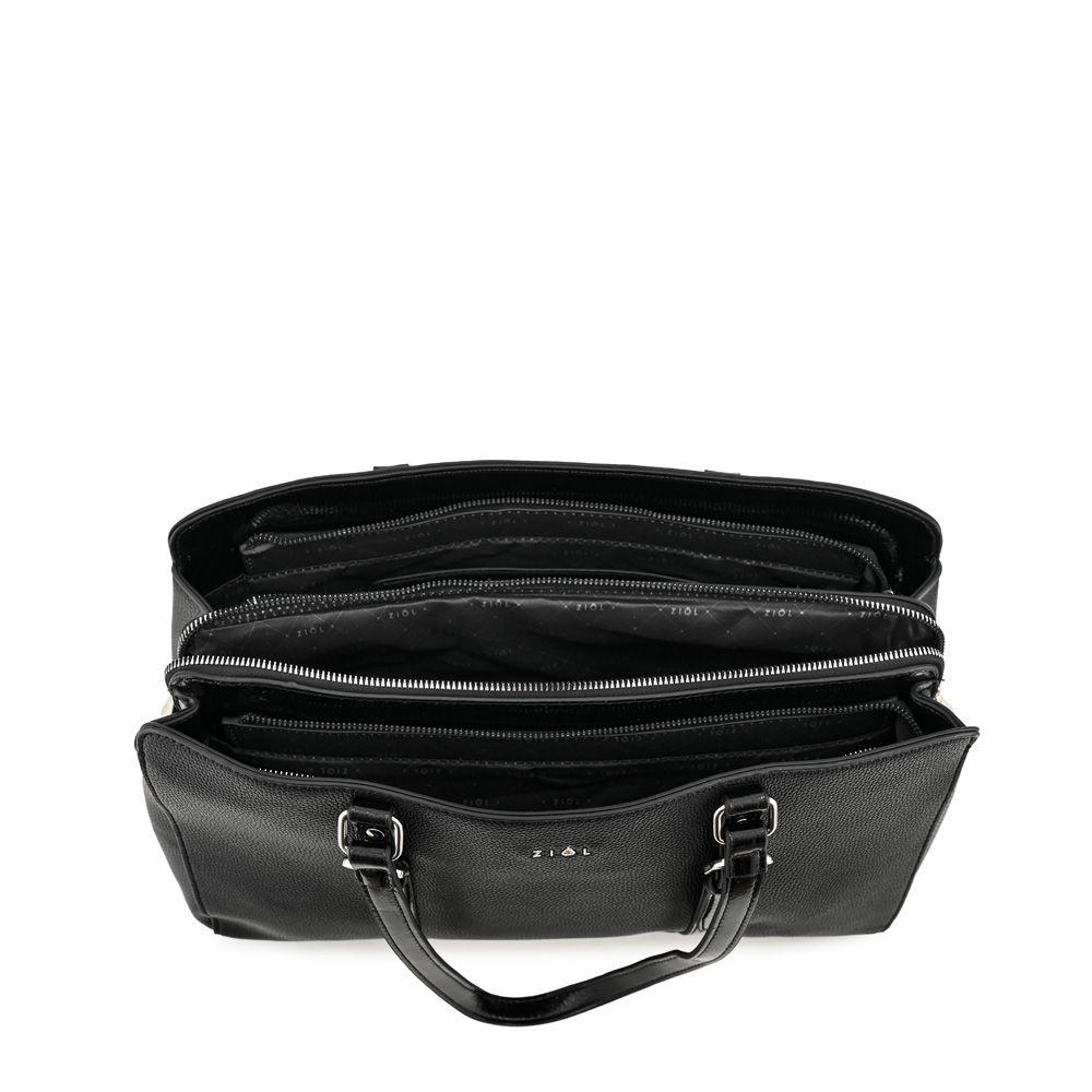 Cartera dos asas porta notebook dominica negro especial-3