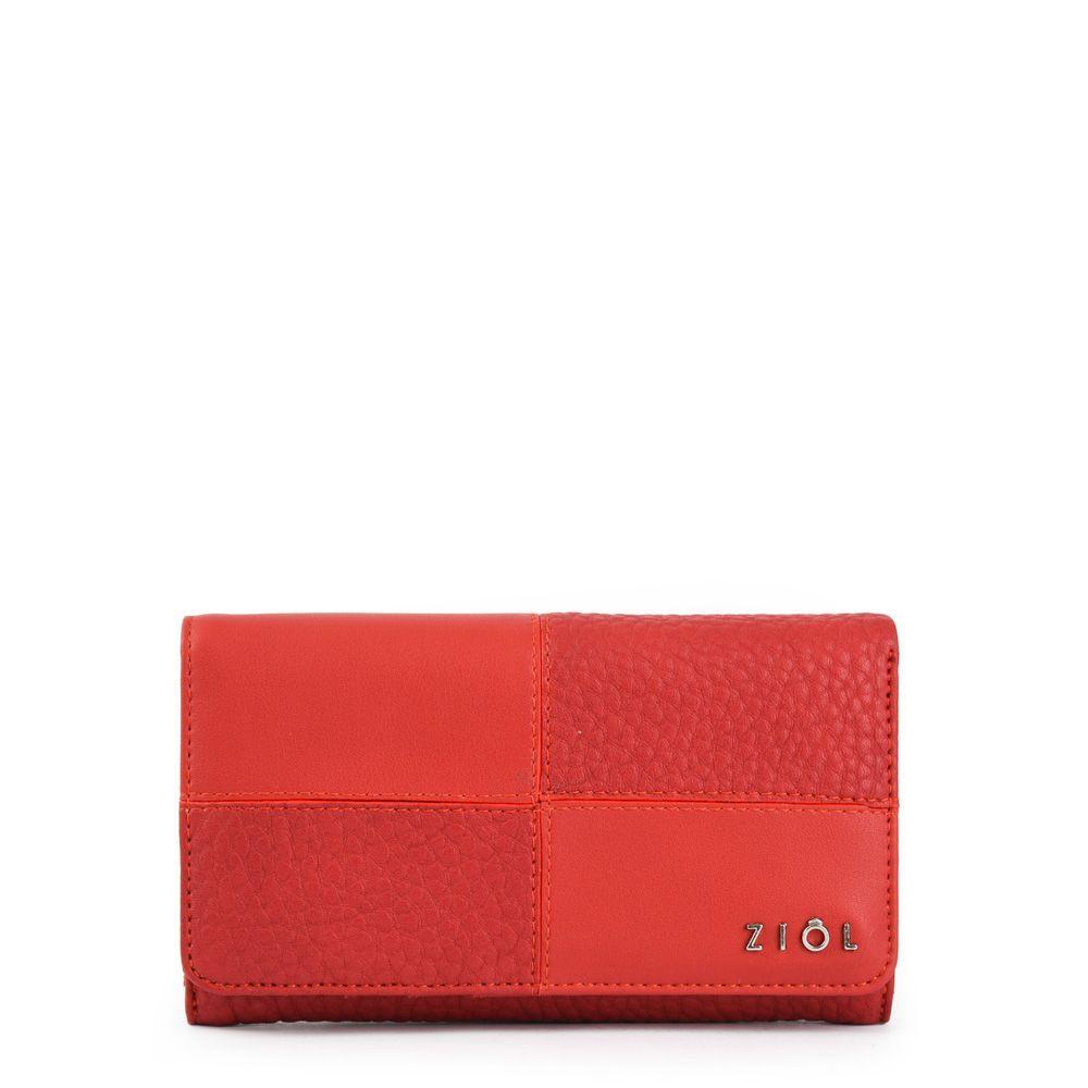 Billetera Ziol Mediana Raines Rojo-1