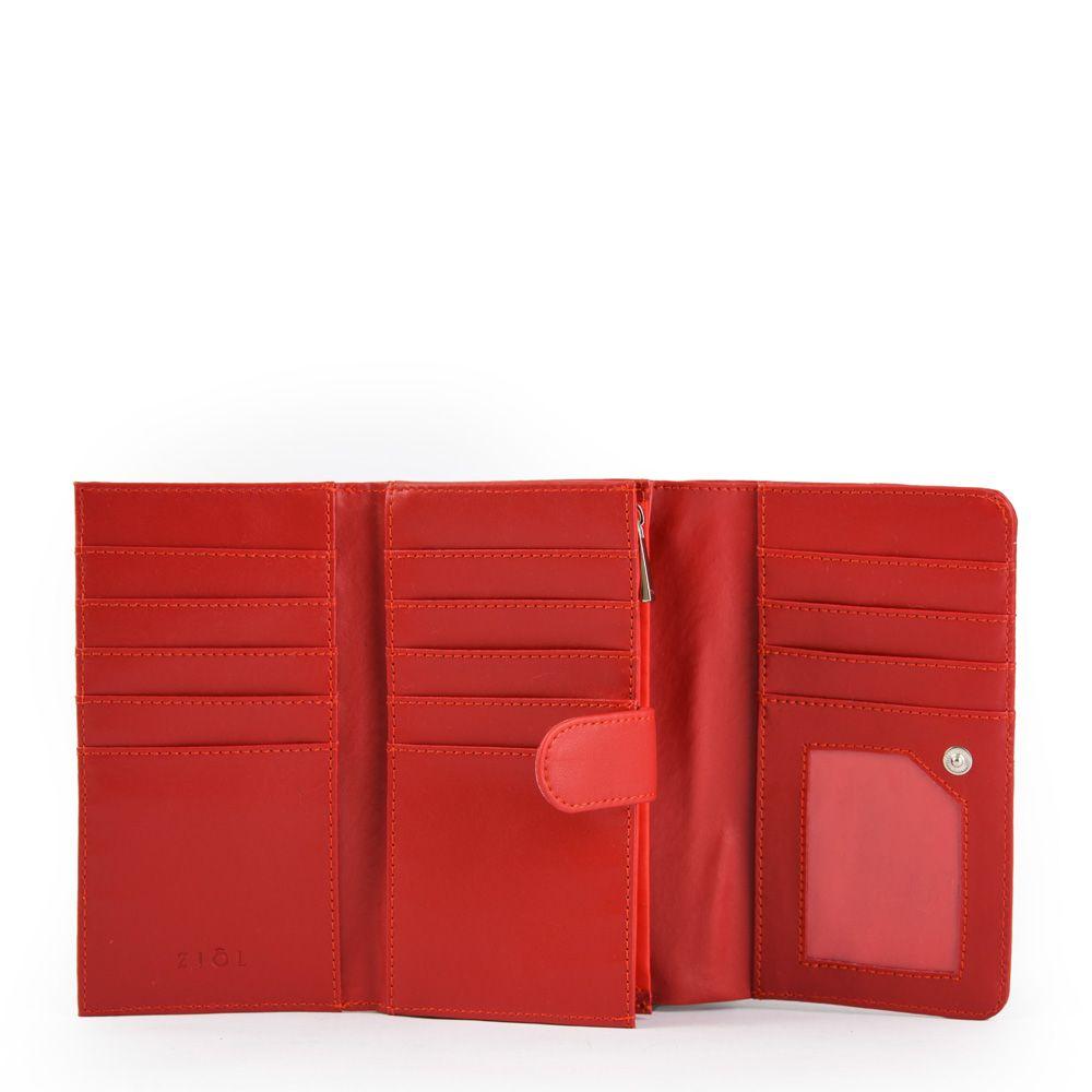 Billetera acordeon raines mediana rojo-4