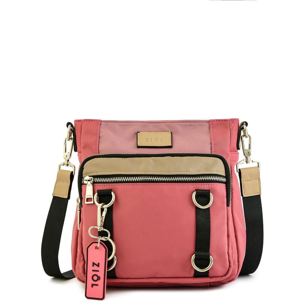 Cartera bandolera mediana evania rosa viejo-0