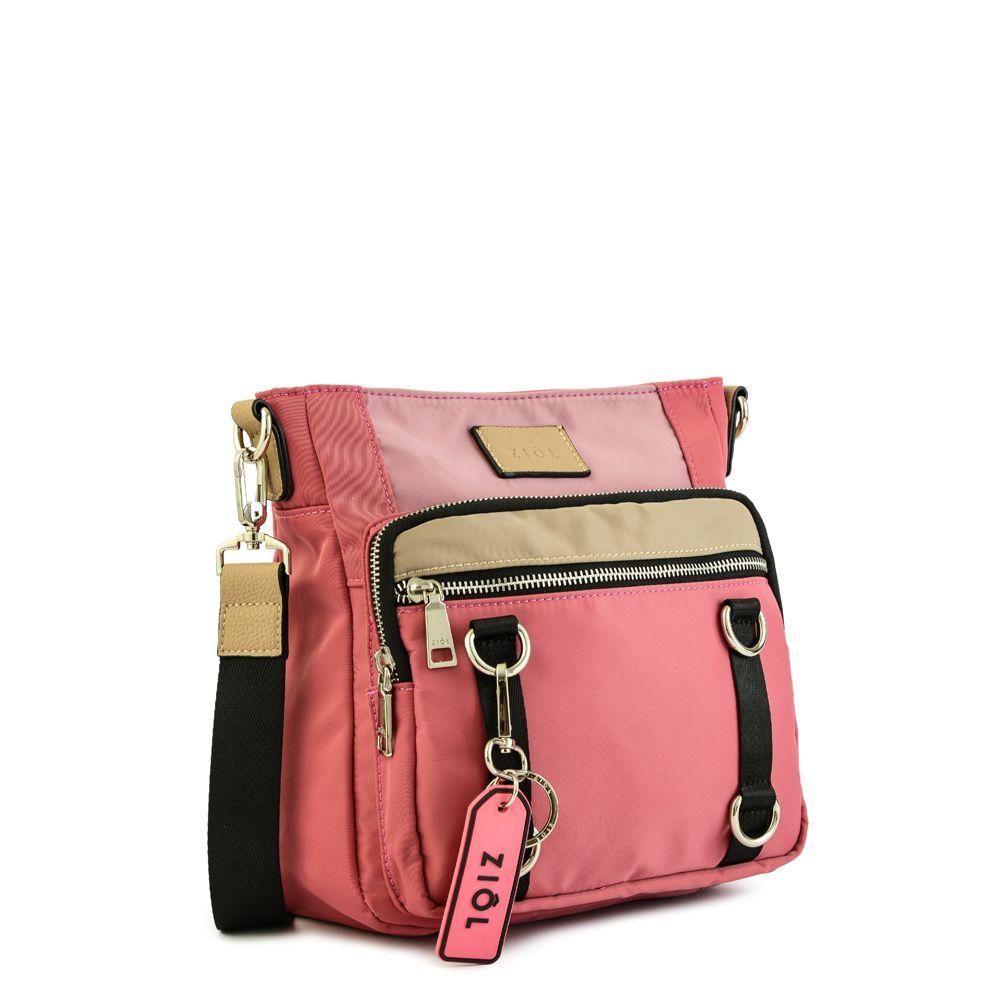 Cartera bandolera mediana evania rosa viejo-1