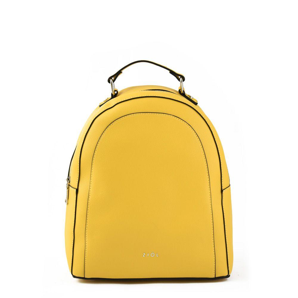 Mochila mediana piarot amarillo-0