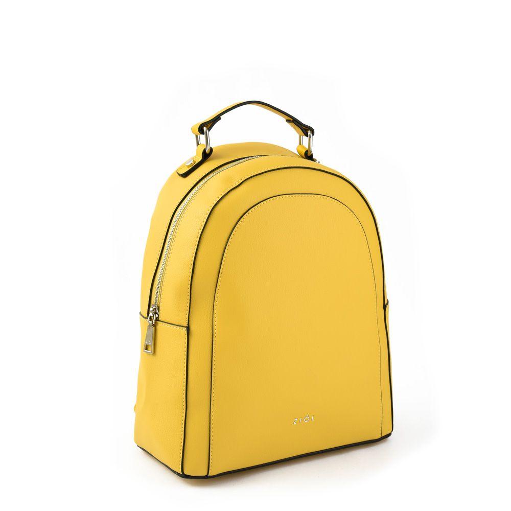 Mochila mediana piarot amarillo-1