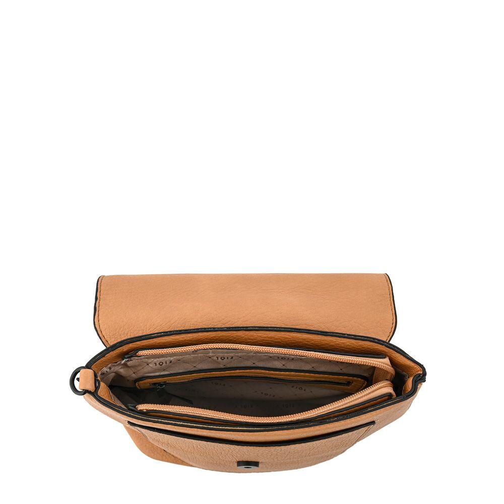 Mochila con tapa pequeña raina camel-3