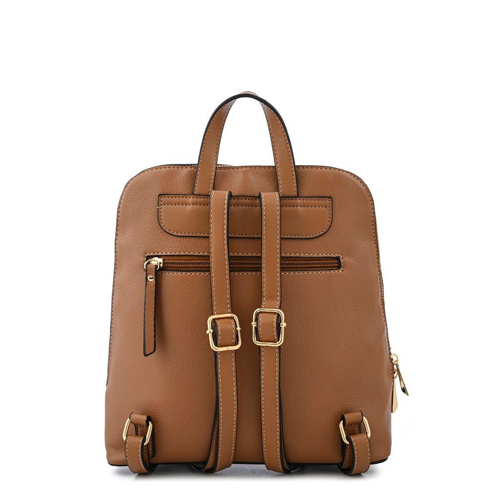 Mochila mediana celina camel-2