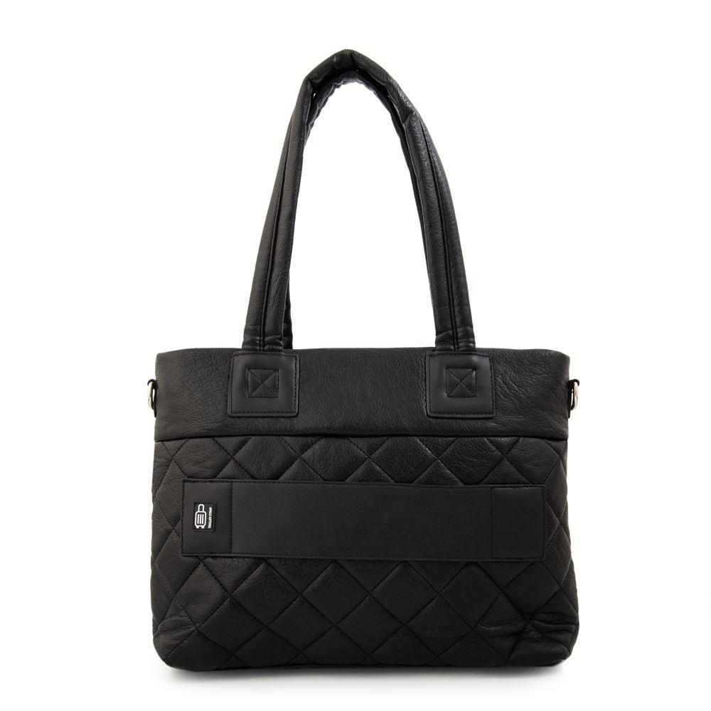 Cartera Dos Asas porta notebook adela mediana negro-2