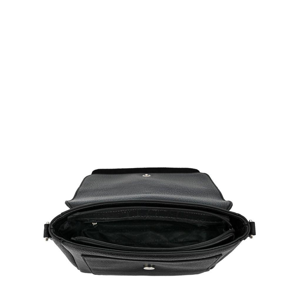 Cartera bandolera con tapa pequeña althea negro-3