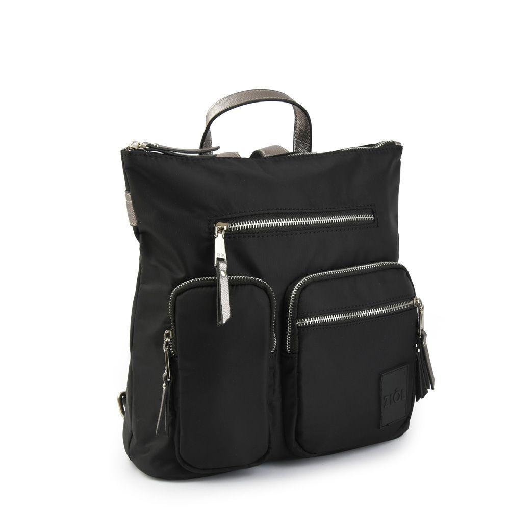 Fadora Mochila Mediana Negro-1