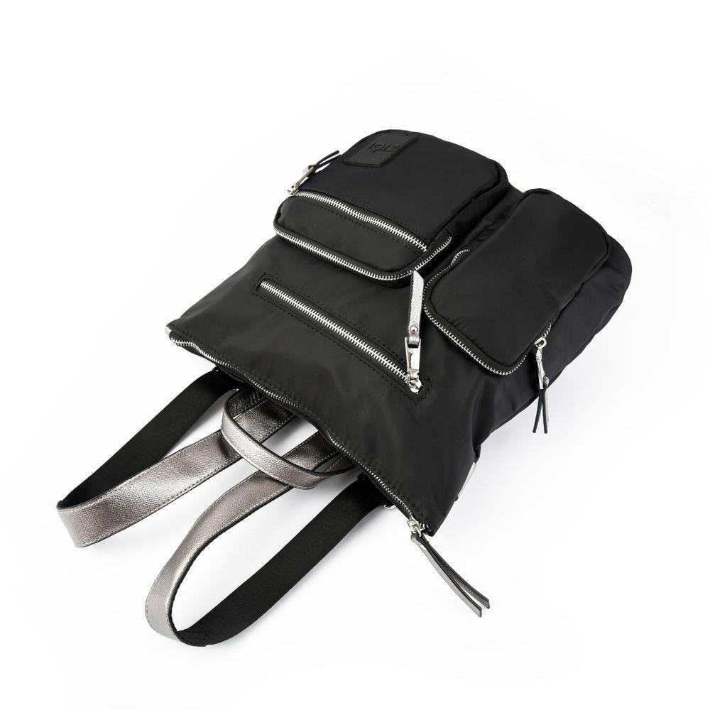 Fadora Mochila Mediana Negro-3