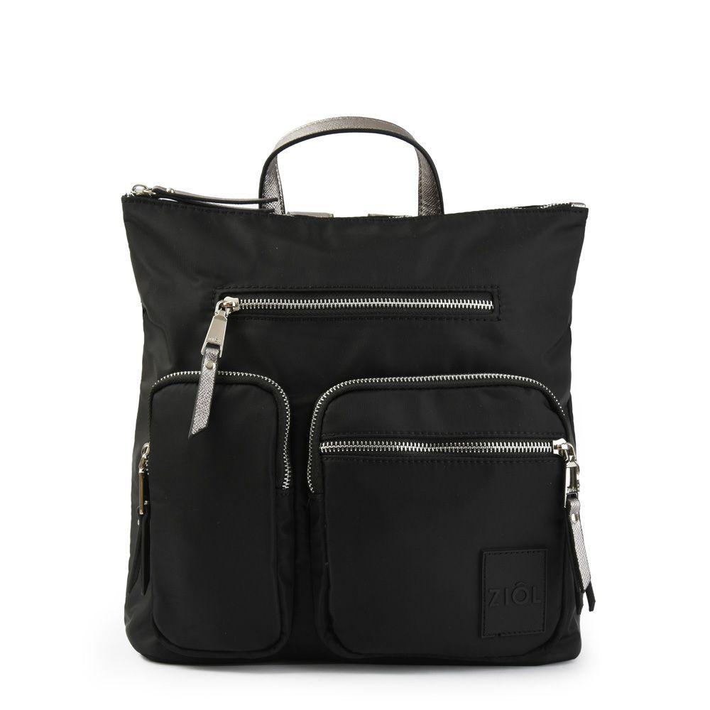 Fadora Mochila Mediana Negro-0