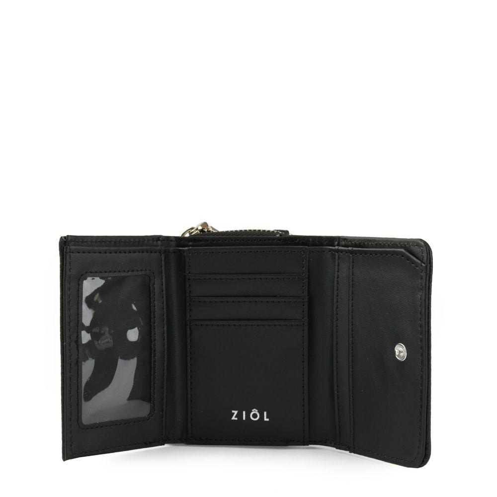 Billetera cierre exterior pequeña famille negro-2