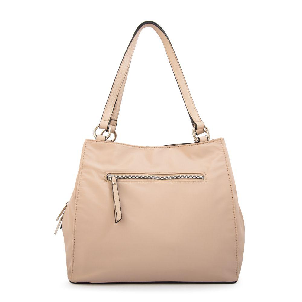 Cartera tote tres divisiones michelle grande beige-2