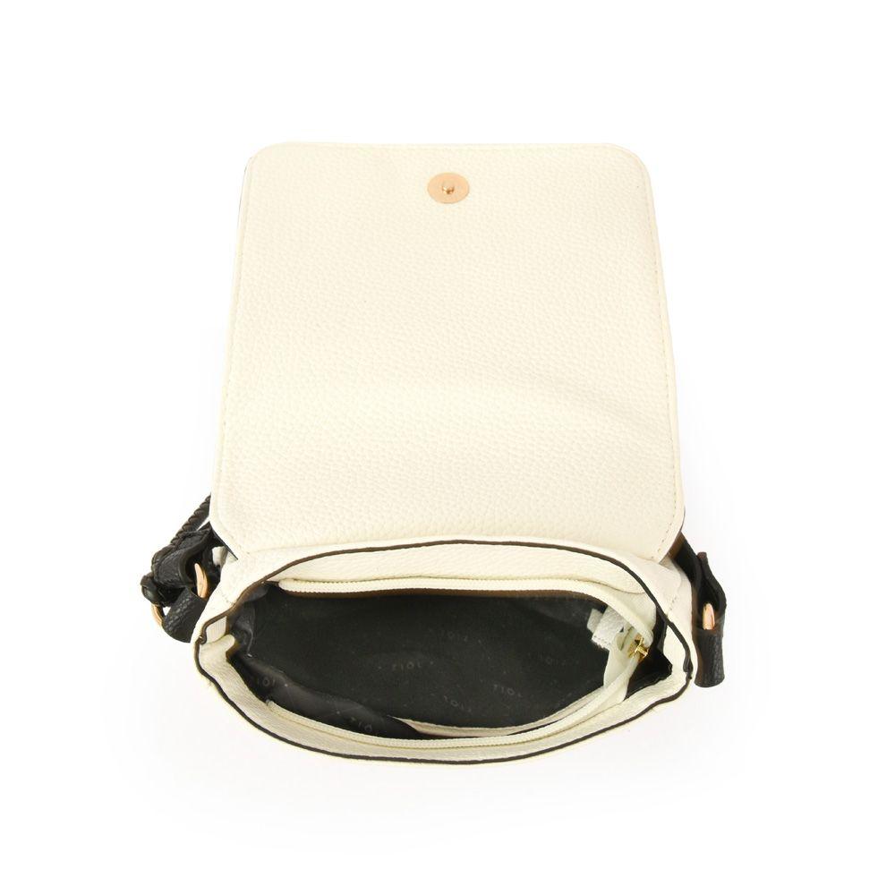 Cartera bandolera con tapa mediana melchy blanco-3