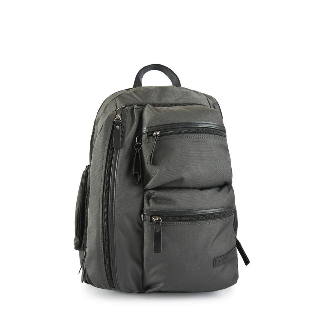 Mochila astor porta notebook grande gris oscuro-0