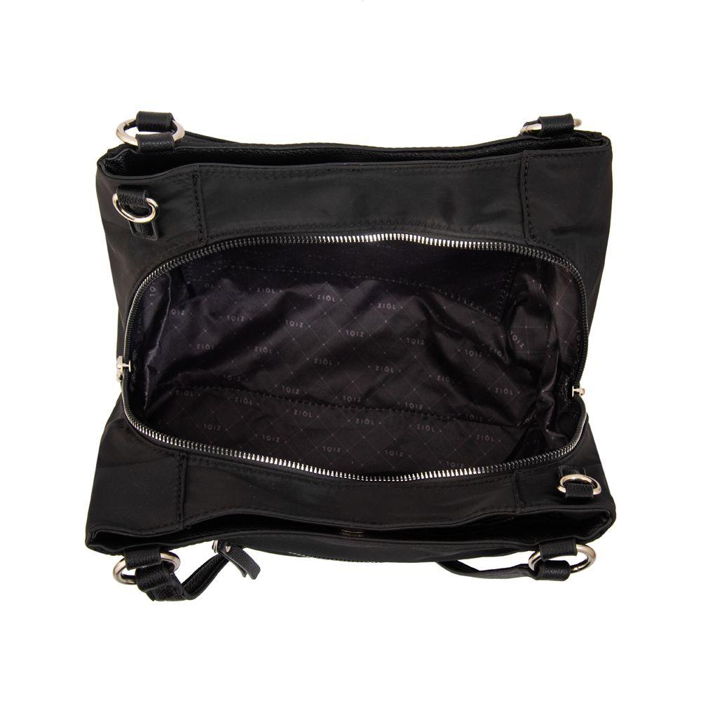 Cartera tote tres divisiones michelle negro-3