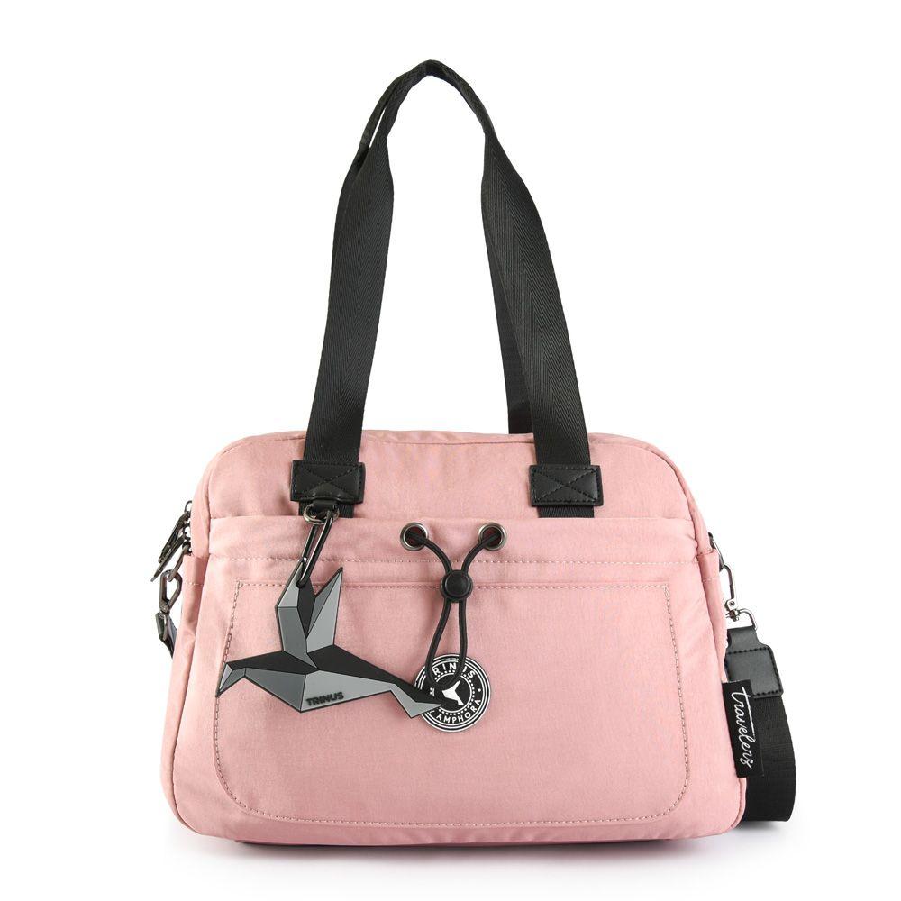 Cartera dos asas mediana zagora rosa viejo-0