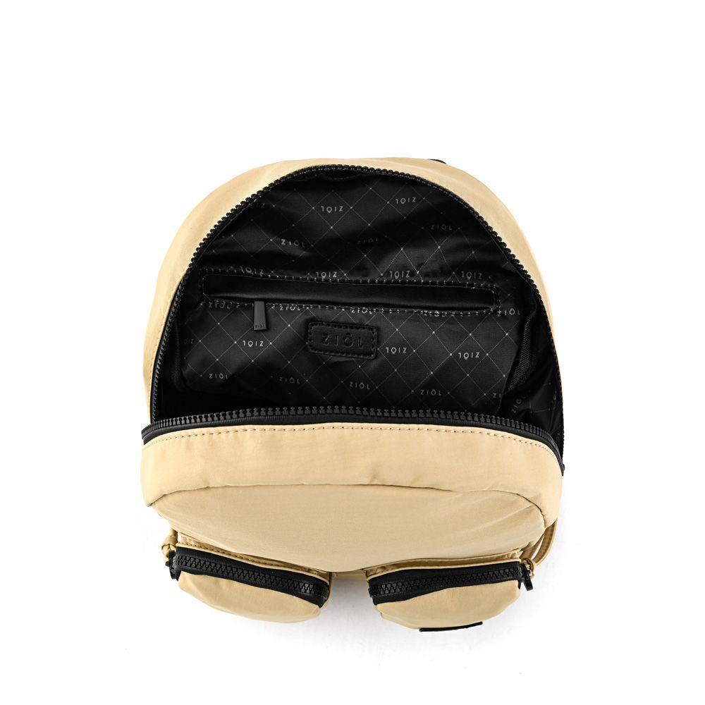Mochila mediana fara beige-3
