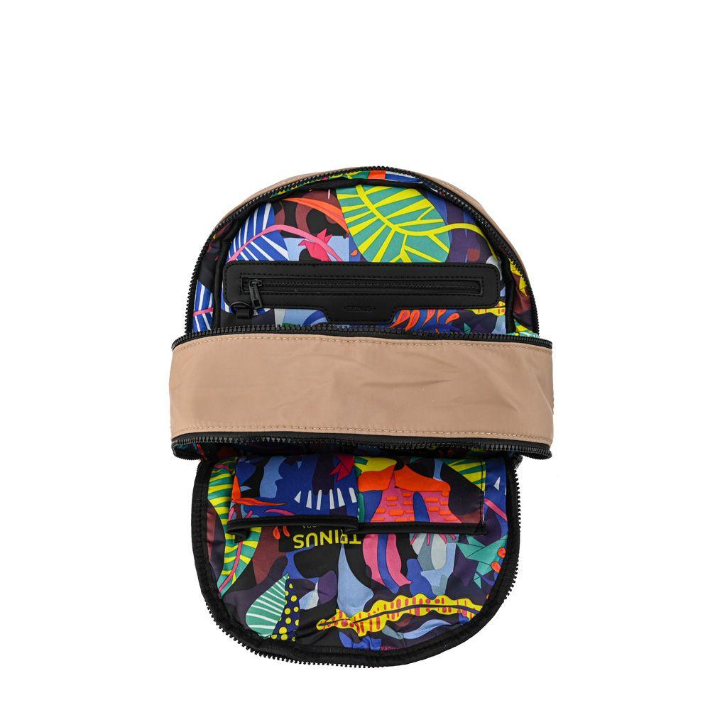 Mochila mediana florence beige-3