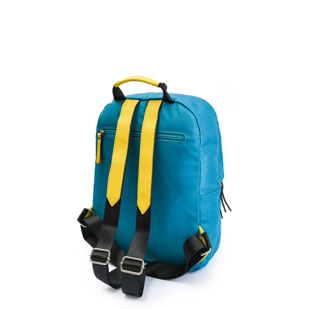Mochila mediana dinga turquesa-2