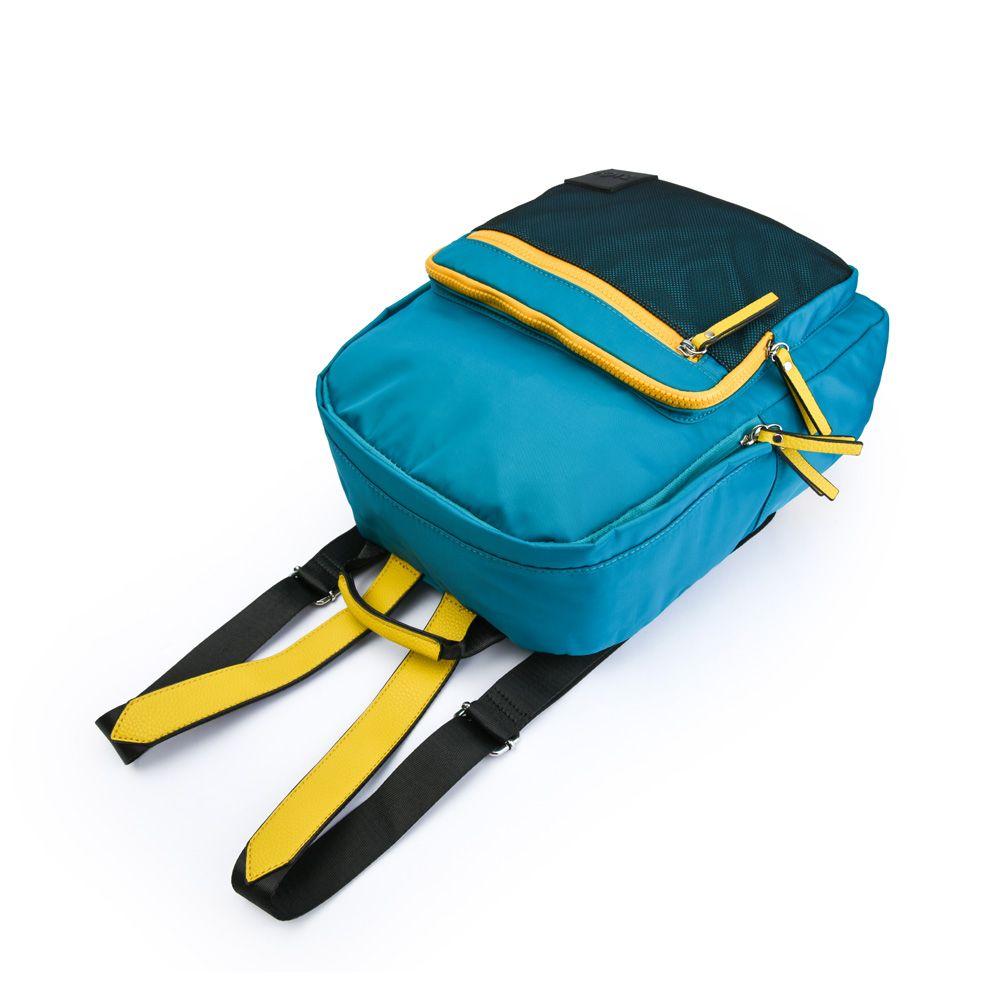 Mochila mediana dinga turquesa-3