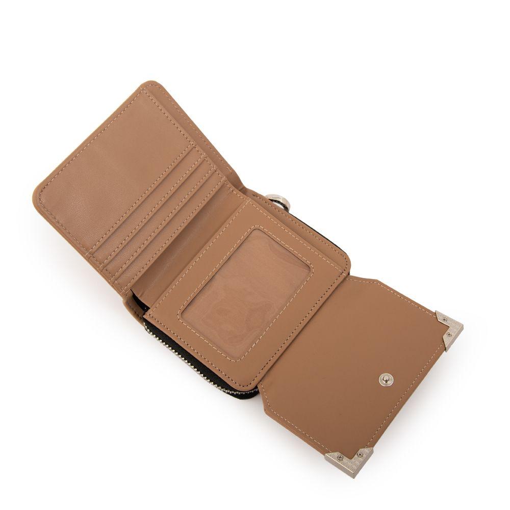 Billetera demin mediana beige-3