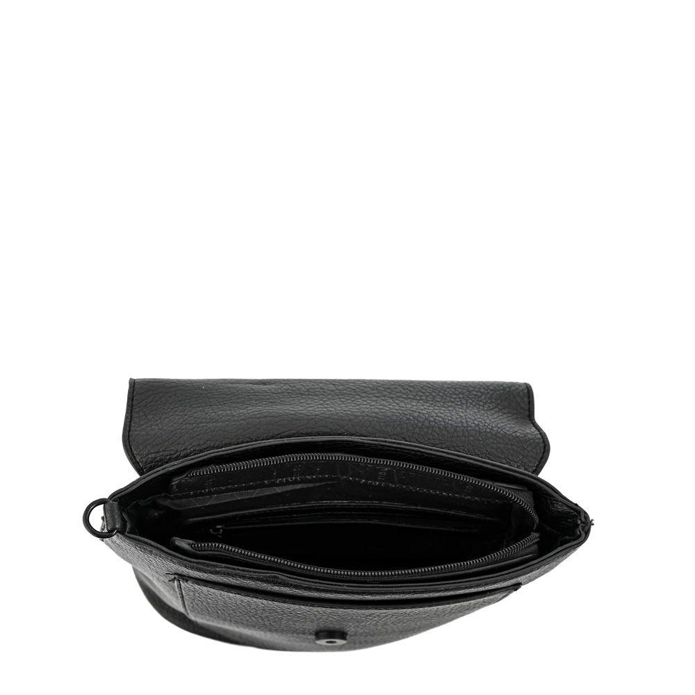 Mochila con tapa pequeña raina negro-3