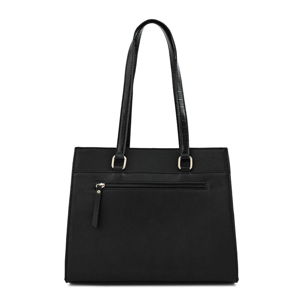 Cartera dos asas tres divisiones inisa negro especial-2