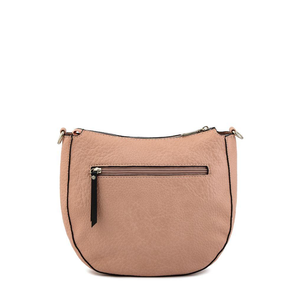 Cartera bandolera mediana edita rosa viejo-2