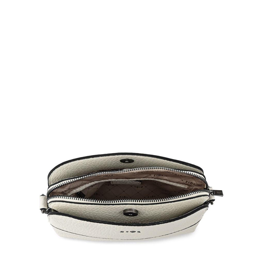 Cartera bandolera pequeña yara blanco crudo-3