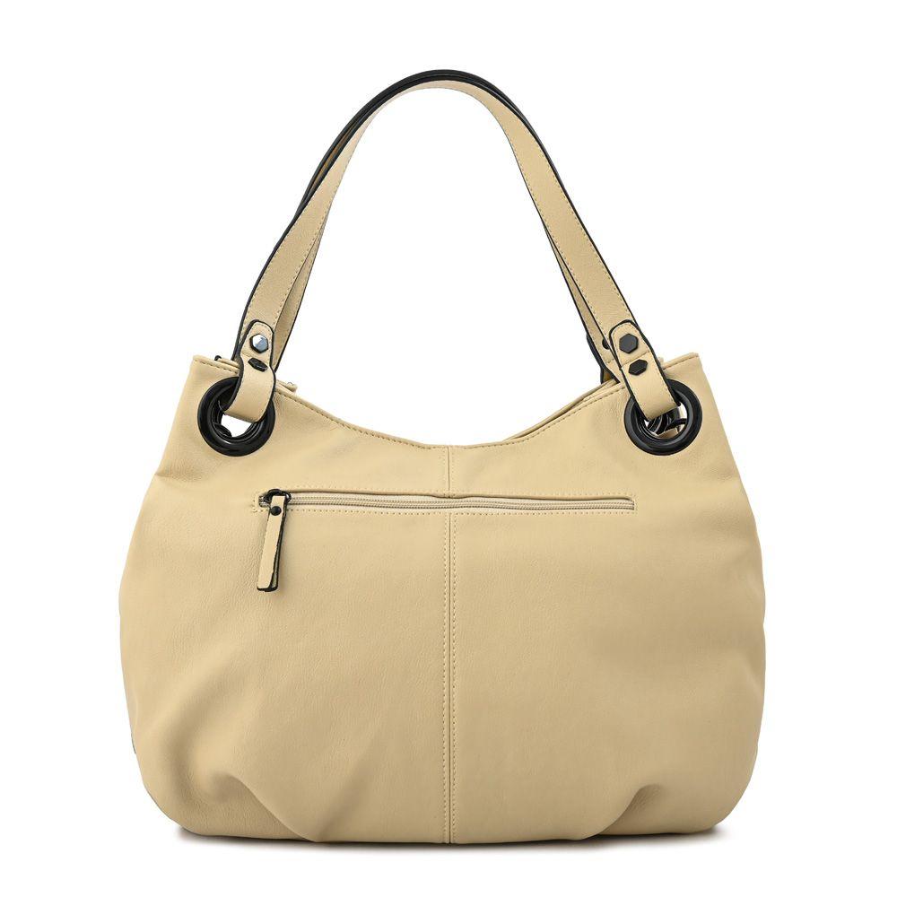 Cartera dos asas tres divisiones mediana ema blanco crudo-2