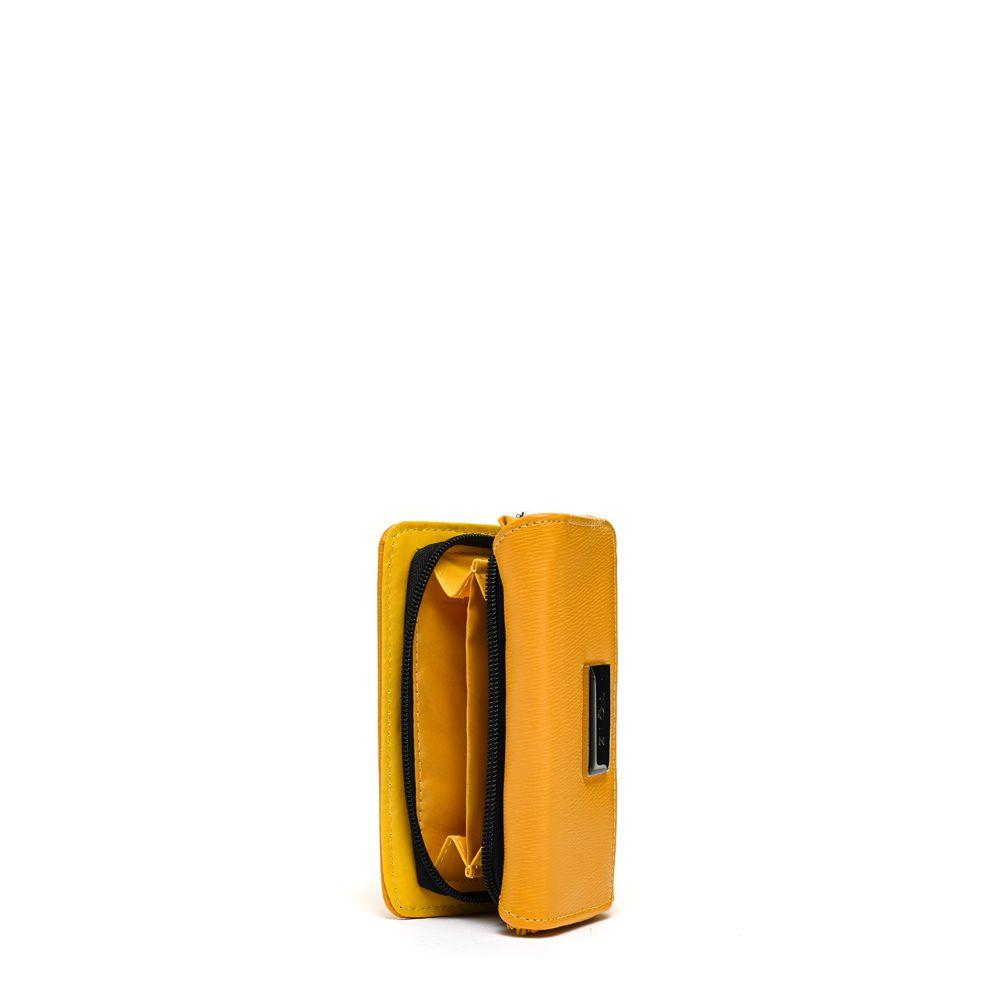 Billetera cierre exterior mediana fraila amarillo-1