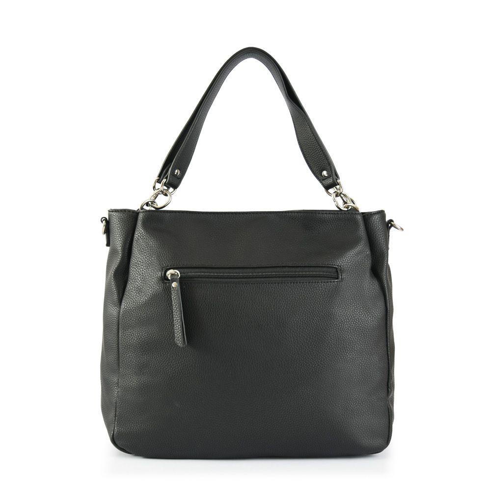 Cartera dos asas mediana fedora negro-2