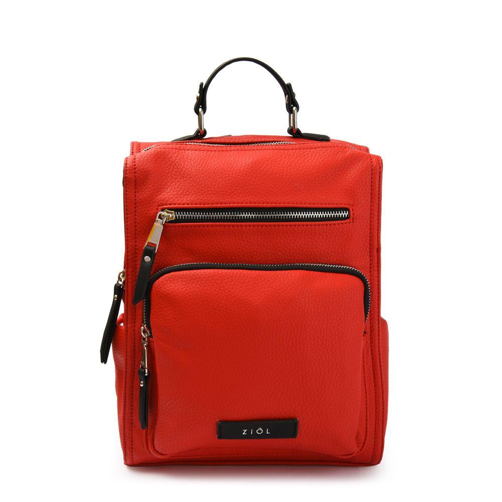 Mochila grande zuleika rojo-0