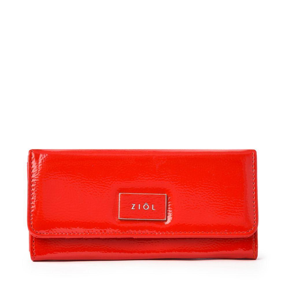 Isparta Billetera Grande Acordeon Multitarjetas Rojo-0