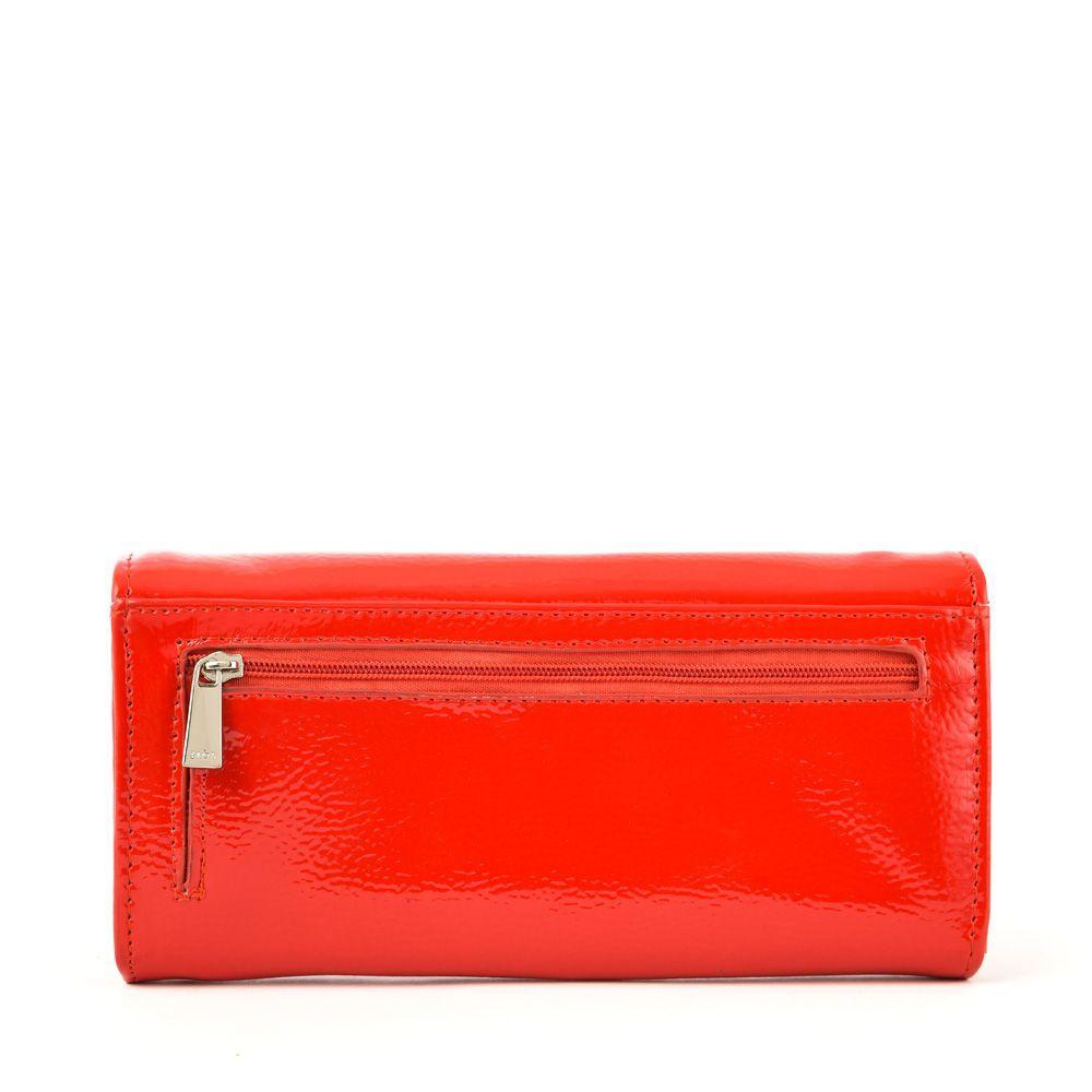 Isparta Billetera Grande Acordeon Multitarjetas Rojo-1