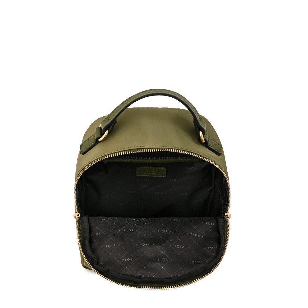 Mochila pequeña daisy verde oliva-3