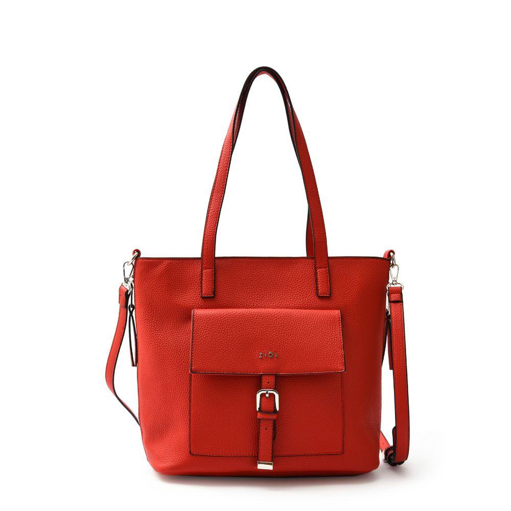 Cartera dos asas mediana cuisiner rojo-0