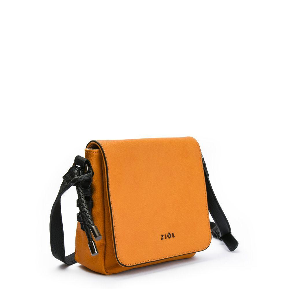 Melchy Bandolera Con Tapa Pequeña Mostaza-1