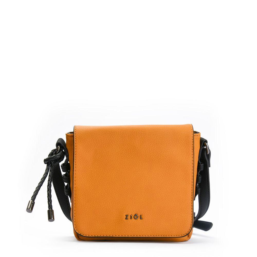 Melchy Bandolera Con Tapa Pequeña Mostaza-0