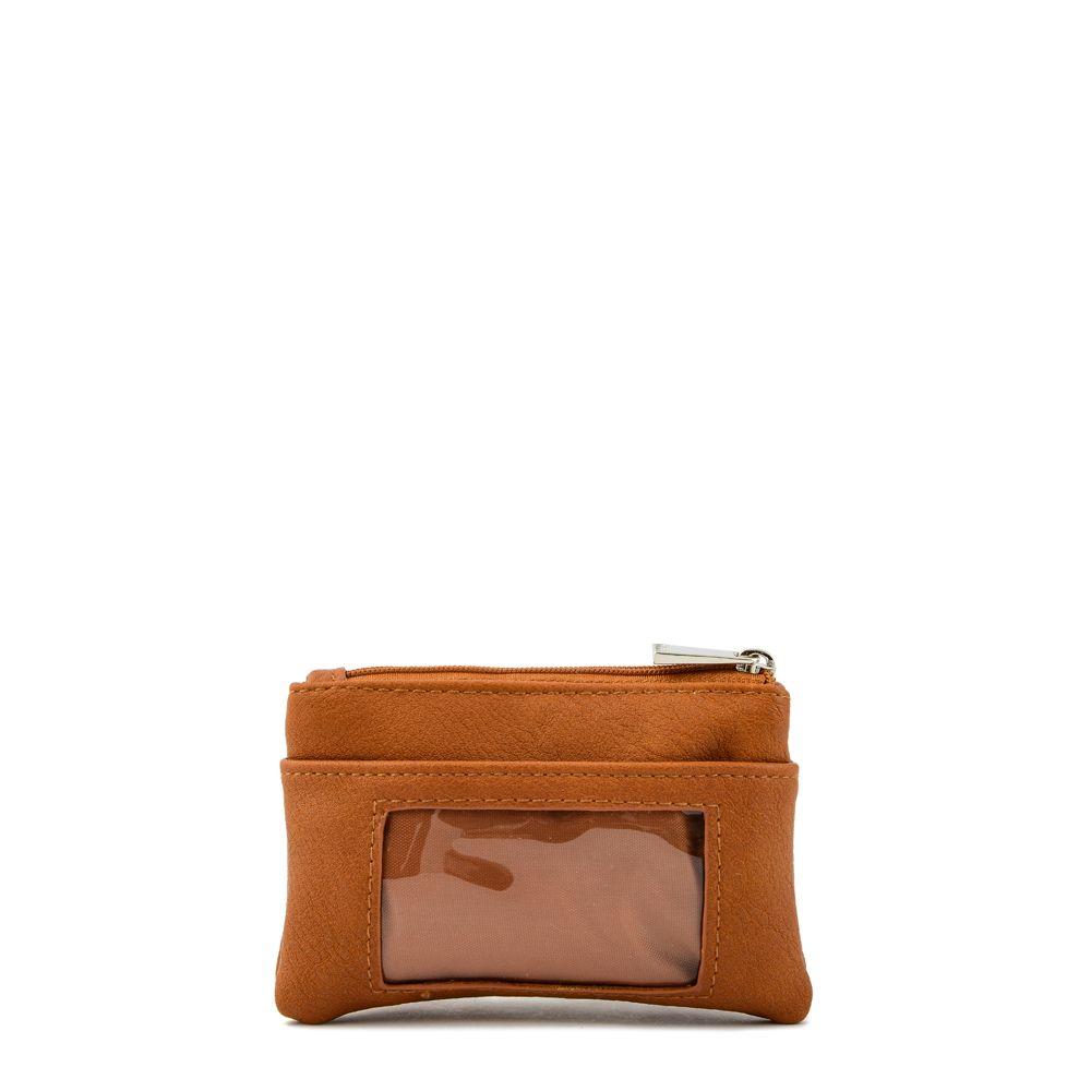 Monedero rectangular pequeña pinu café-1