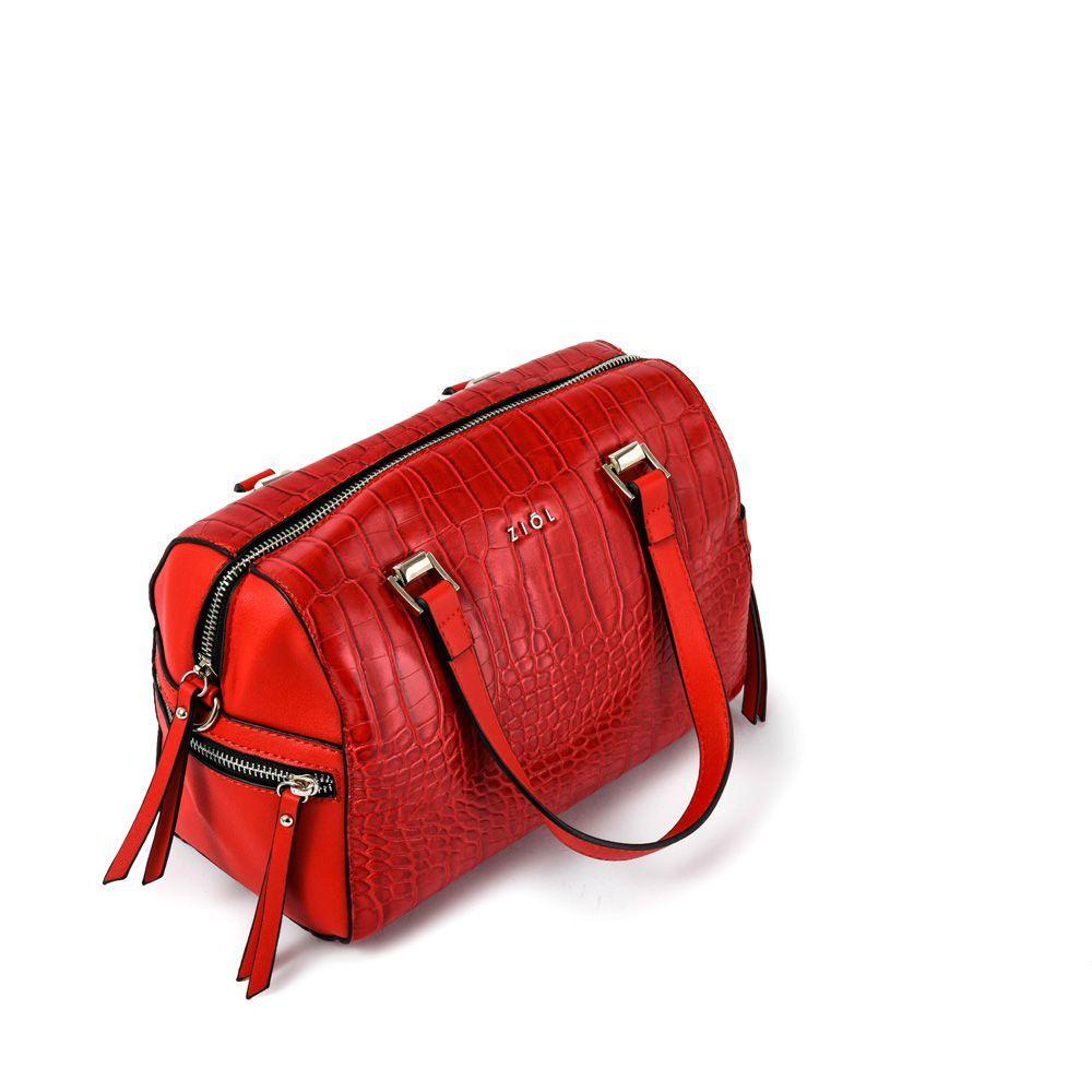 Robustiana Cartera Tipo Dos Asas Baul Rojo-1