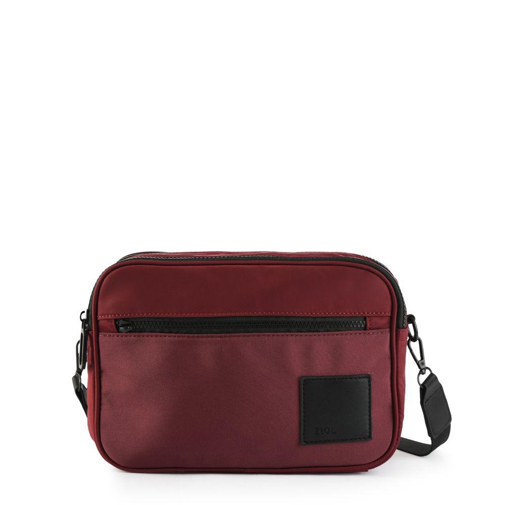 Cartera bandolera pequeña pombal burdeo-0