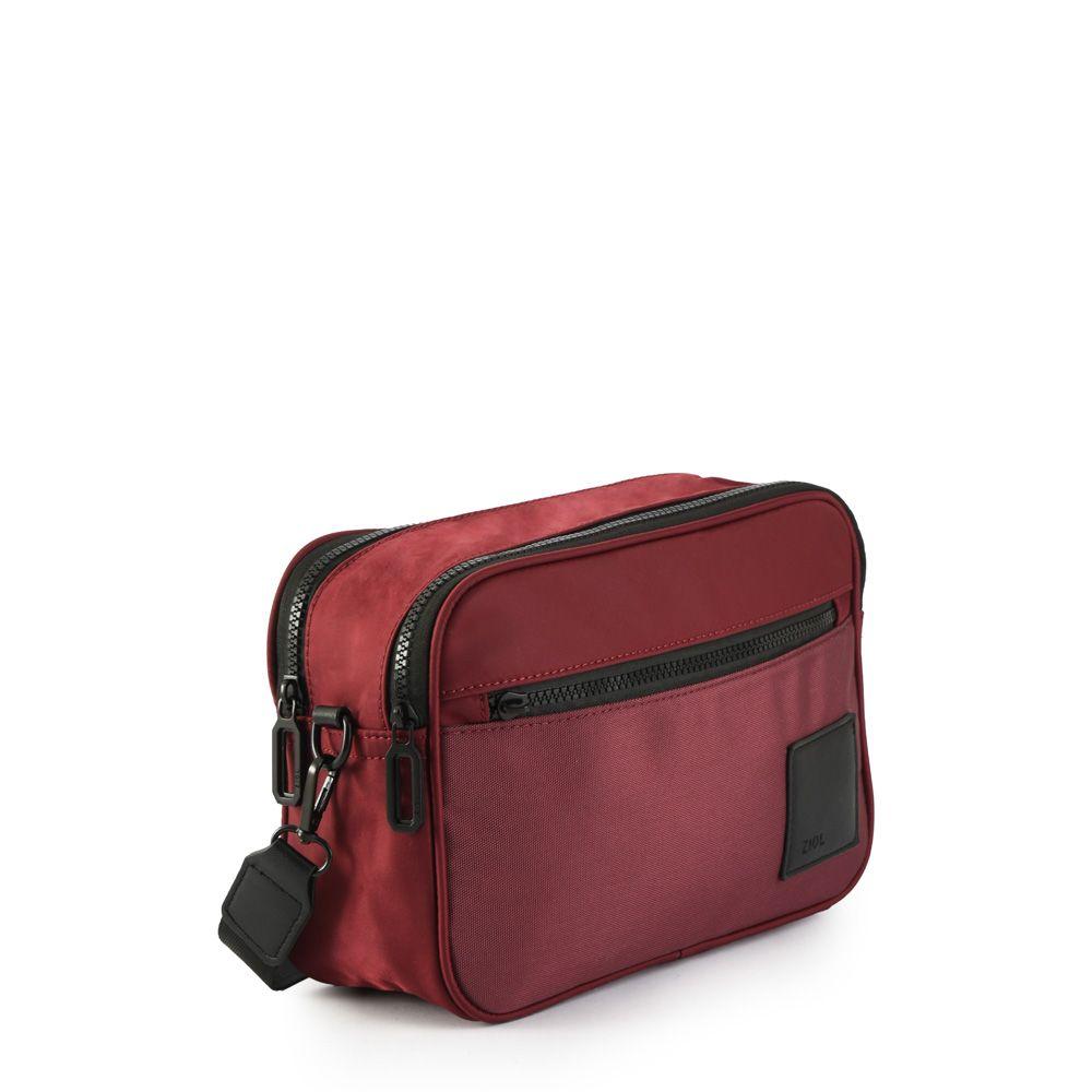 Cartera bandolera pequeña pombal burdeo-1