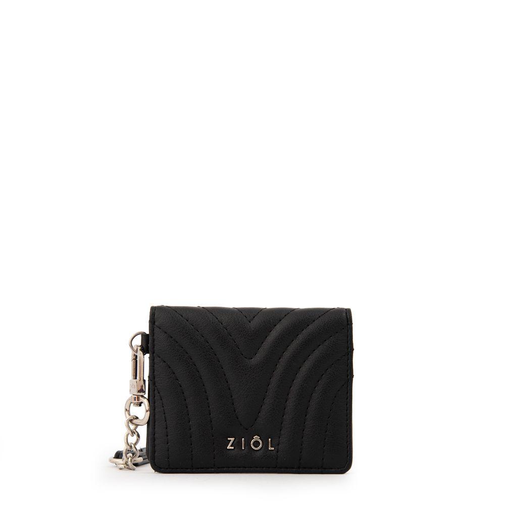 Tarjetero rectangular shanon pequeña negro-0