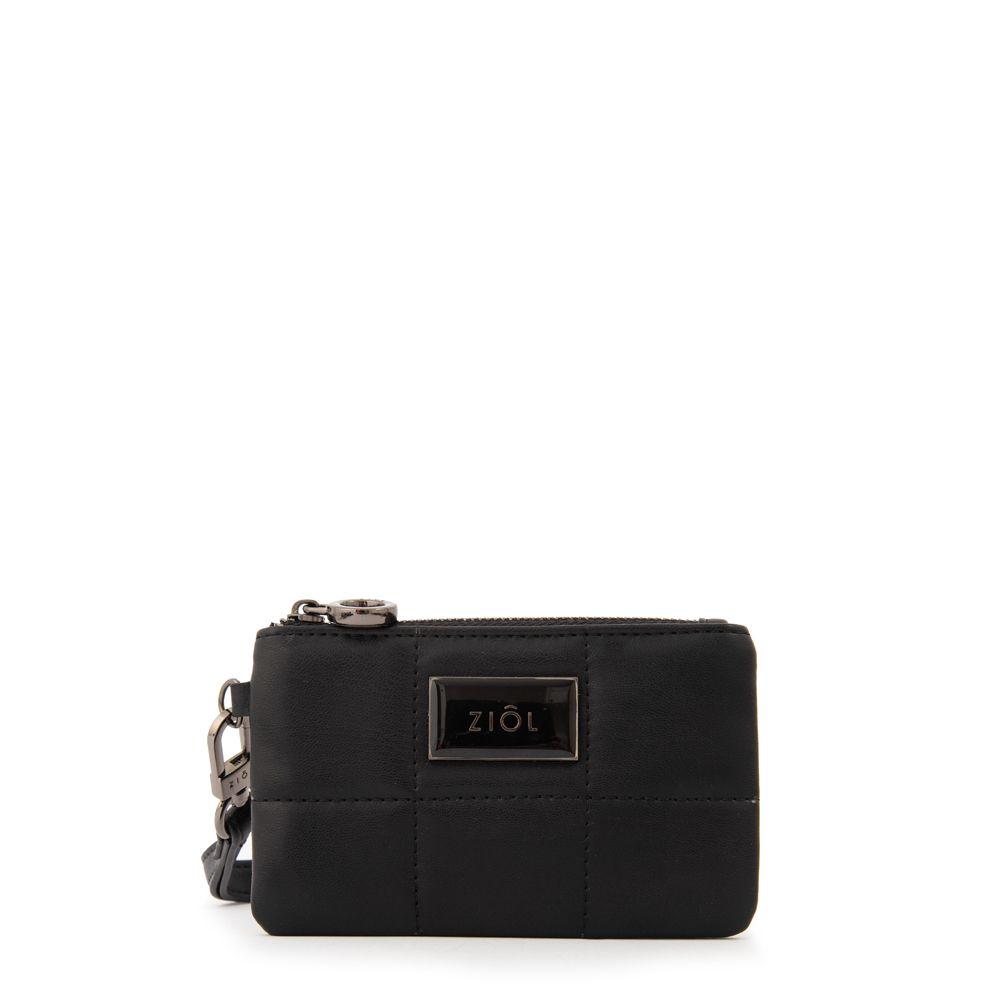 Monedero rectangular tanya pequeña negro-0